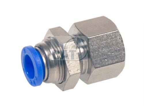 Push In Female Bulkhead Stud BSPT 4 - 12mm od